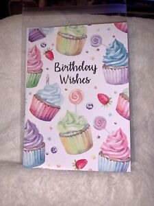 Birthday Card Cupcakes Galore! Colorful