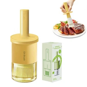 Oil Dispenser Bottle with Heat Resistant Brush Glass Oil Dispenser for Kitche... - Picture 1 of 8