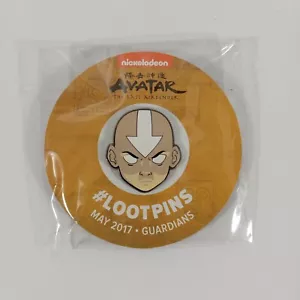 Lootcrate Lootpins Nickelodeon Avatar May 2017 Guardians Aang New Sealed - Picture 1 of 2