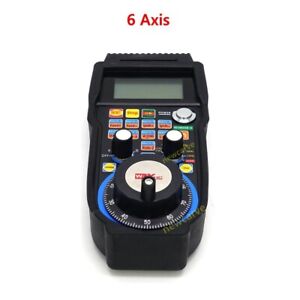 Wireless 6 Axis CNC Controller with Electronic Handwheel and LCD Display