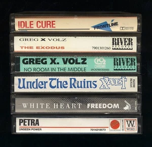 Christian Rock Cassettes - U Choose: Idle Cure, Petra, Whiteheart, Volz, Xalt. - Picture 1 of 7