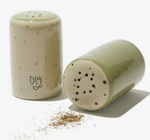 Darling Spring Salz und Pfefferstreuer Set Keramik Grün & Creme - Neu im Karton - Bild 1 von 4