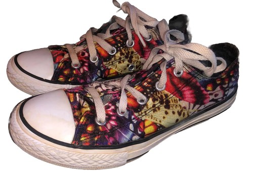 Converse Sneakers basse Butterflies wings viola multicolore Youth 2 658888F