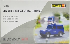 Faller Car System H0 161447 SUV MB G-Klasse "THW" Herpa NEU & OVP - Picture 1 of 3