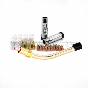 Antorcha de soldadura MIG cuello de cisne boquilla cónica soporte punta de contacto difusor MB 36KD - Imagen 1 de 7