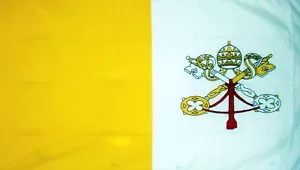 VATICAN CITY FLAG 5X3 ROMAN CATHOLIC ROME ITALY ITALIAN - Picture 1 of 1
