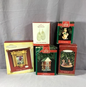 Punze Andenken Ornamente Konvolut gemischt verschiedene Figuren Christbaumschmuck Vintage - Bild 1 von 8