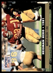 1991 Pro Set Marcus Allen USC Trojans/Los Angeles Raiders #45 - Picture 1 of 2