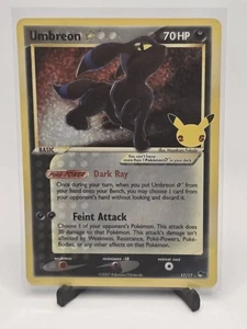 Umbreon Gold Star 17/17 Celebrations 25th Anniversary NM/M Pokemon TCG - Foto 1 di 1