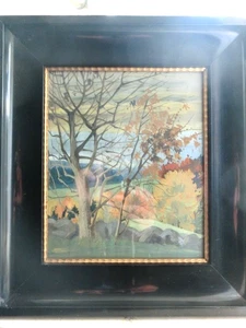 Bild hinter Glas, mit Rahmen, Handarbeit, Bild mit Rahmen: Höhe: 35 cm x 31 cm . - Bild 1 von 4
