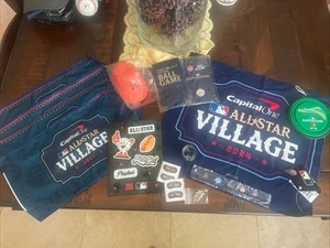 2024 MLB ALL STAR FAN FEST SWAG LOT #2 ALL STAR VILLAGE HOME RUN DERBY - Picture 1 of 13