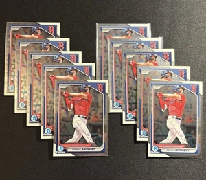ROMAN ANTHONY - 2024 Bowman Draft Chrome - Lot of 10 #BDC-19 Rookie RC - QTY - Picture 1 of 3