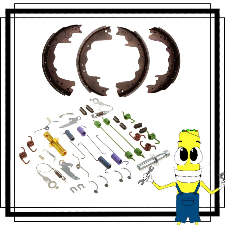 Rear Brake Shoe Hardware & Adjusters Kit for Ford F-250 1966-1999 2.5 in Shoes - Image 1 of 1