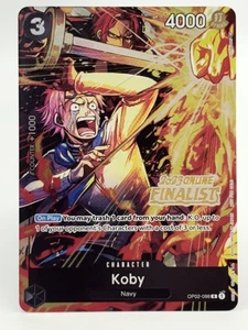 Koby OP02-098 EN UNA PIEZA TCG 2023 ONLINE REGIONALES Finalista-Nuevo - Imagen 1 de 4