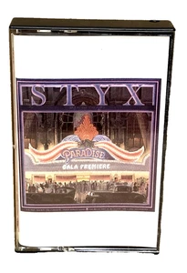 STYX - PARADISE - GALA PREMIERE - CASSETTE - LIKE NEW - Picture 1 of 4