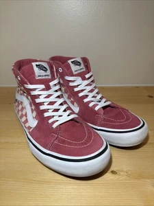 Vans High Top Pro-Classics, Ultra Cush, Mens Sz 11, Checker Pink, Used - Picture 1 of 14