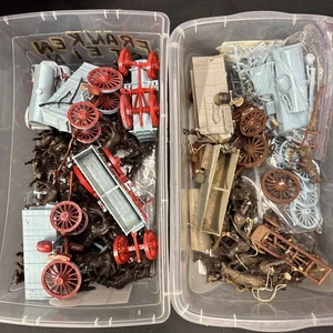 1/48 Scale 20 Mule Team Model Parts Page Messy Lot - Picture 1 of 8