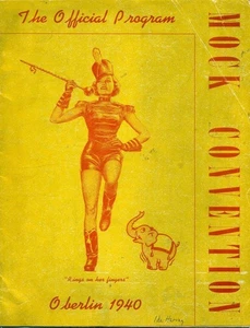 Programa oficial de la Convención Política Repubicana Oberlin Mock 1940 - Imagen 1 de 1
