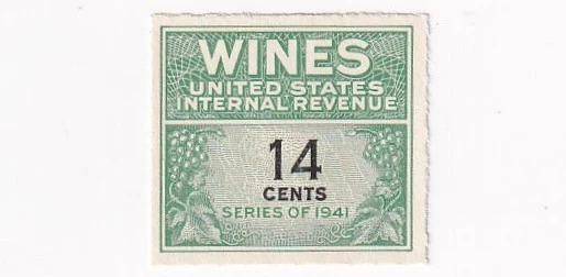 STAMP US SCOTT RE126 "Numeral 14 Wines Series 1941" 14 CENT MNH - Image 1 of 1