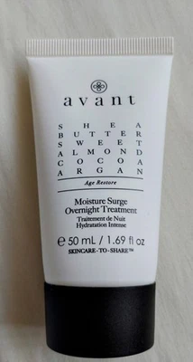 'Avant' Shea Butter Sweet Almond Moisture Surge Overnight Treatment 50ml SEALED - Image 1 of 4