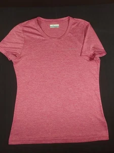 Columbia Omni Wick Short Sleeve Top Women's Small Pink - Picture 1 of 10