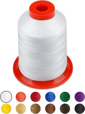 "Hilo de tapicería extra fuerte, 1000 metros, nylon, para cuero y DIY" Foto 1 de 4