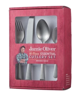 Jamie Oliver - Essential Besteckset, 18/10 - 16-teilig - GEBÜRSTET - LETZTER ARTIKEL! - Bild 1 von 2