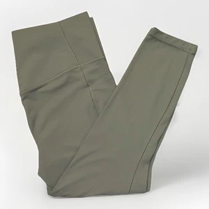 Athleta Salutation Stash Pocket 7/8 Tight Pale Green Leggings Size L 30x25 $109 - Picture 1 of 8