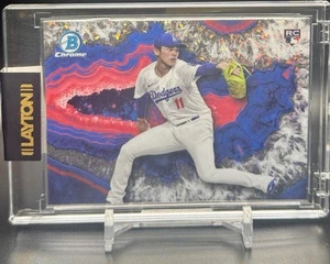 2025 Bowman Baseball Roki Sasaki "Crystallized" SSP Insert Dodgers - Picture 1 of 4