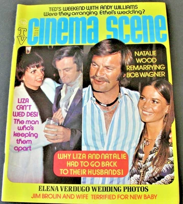 Cinema Scene-Natalie Wood Remarrying Bob Wagner -July 1972,  Magazine. - Image 1 of 4