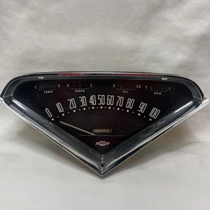 1955-59 Chevrolet Pickup / Truck Speedometer and Gauge Cluster Nice Looking Orig - Bild 1 von 15