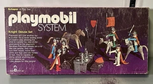 Juego Caballero Sistema Playmobil Vintage 1976 Deluxe Nº 035 (casi completo) - Imagen 1 de 15