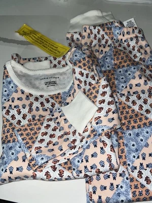 Conjunto de ropa de dormir de dos piezas para niñas TALLA 7 JANIE AND JACK 100 % algodón $44 nuevo con etiquetas Foto 1 de 2