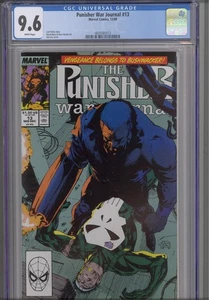 Punisher War Journal #13 CGC 9.6 1989 Marvel Comic Jim Lee Cover - Picture 1 of 10