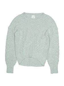 Abercrombie Girls Silver Pullover Sweater 9 - Picture 1 of 2