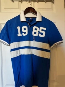 Tommy Hilfiger Boy's Polo Shirt Blue Youth Size XL (16-18) Short Sleeve NWT - Picture 1 of 5