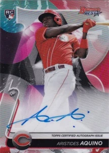 2020 Bowmans Best Refractor Auto B20-AAQ Aristides Aquino - Picture 1 of 2