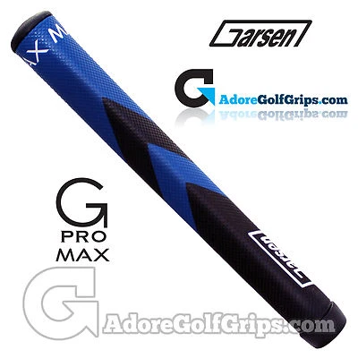 Garsen Golf G-Pro Max Jumbo Puttergriff - Blau / Schwarz + Griffband