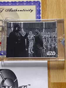 2020 Topps Star Wars Black & White Return Of The Jedi #2 1/1 ~PROOF CARD ~COA - Picture 1 of 4