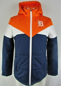 Detroit Tigers MLB G-III 4Her Women's Full Zip Hooded Puffer Jacket - Picture 1 of 6