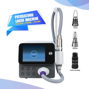 Beauty Salon tragbare Pikosekunde Q Schalter nd Yag Laser Tattoo Entferner Maschine - Bild 1 von 5
