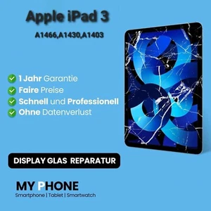 Apple iPad 3 Display Glas Austausch Reparatur - Bild 1 von 1