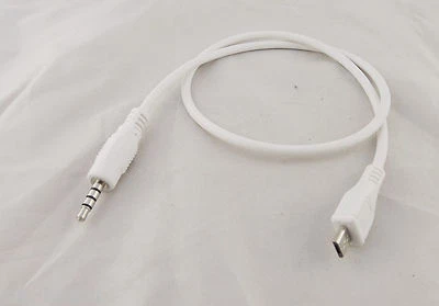 10x 3.5mm Stereo Male To Micro USB 5 Pin Male Audio Adapter Cable Cord 1.5ft - Image 1 of 4