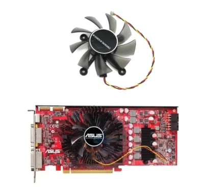 Cooling  Fan For ASUS GTS250 HD4870 Graphics Card  R128015BH  12V 0.32A 3pin - Image 1 of 4