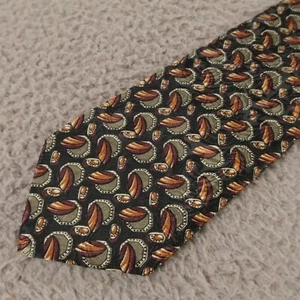 Christian Dior Tie Blue Green Polyester Woven in Italy Made in USA Monsieur 3.75 - Picture 1 of 9