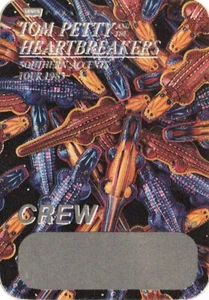 TOM PETTY & HEARTBREAKERS backstage pass Southern Accents 1983 Crew OTTO gray - Picture 1 of 2