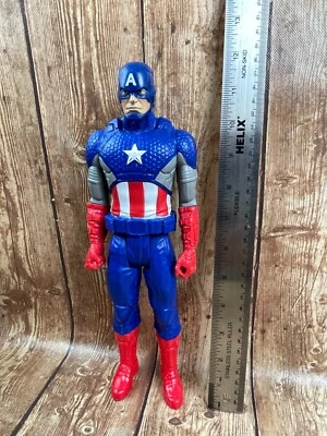 Figura de acción de plástico Marvel Capitán América Hasbro 2014 # C-3252B Foto 1 de 4