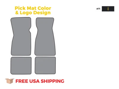 FITS 1975-1980 Oldsmobile Starfire Floor Mat 4pc Cutpile - Image 1 of 4