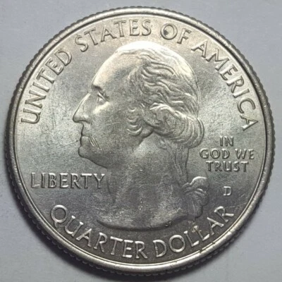 2016 D Harpers Ferry ATB Quarters Interior Die Break Reverse Error Coin - Image 1 of 4