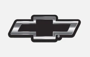 NUEVO Calcomanía emblema cromado plástico pajarita logotipo Chevy con licencia cromada 1,5" x 3,75" - Imagen 1 de 1
